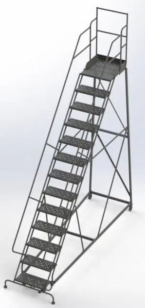 Ballymore Kdec Steel Rolling Ladder (KDEC113242-D2) Ballymore