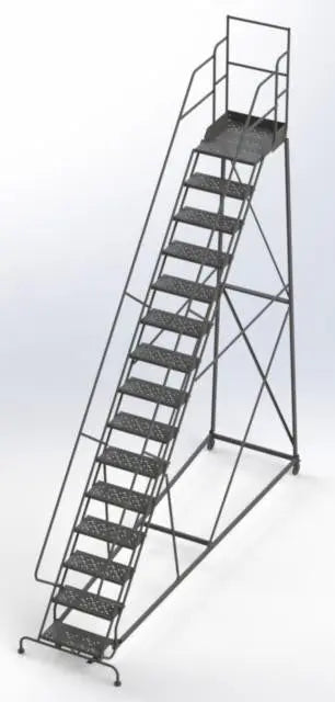 Ballymore Kdec Steel Rolling Ladder (KDEC115242-D2) Ballymore