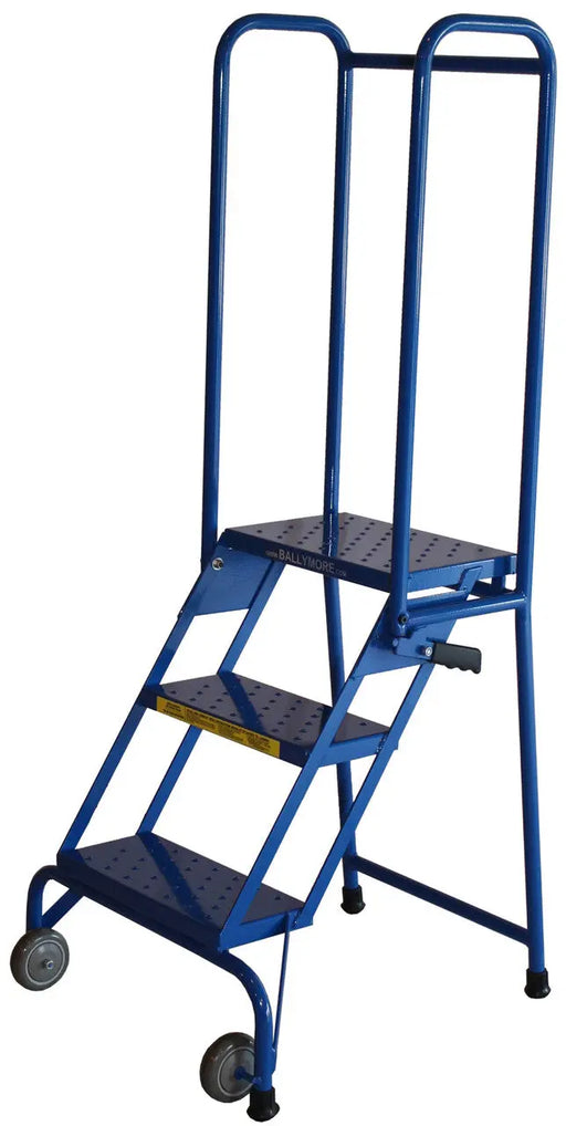 Ballymore Lock-N-Stock Folding Steel Folding Ladder (LS32410) Ballymore