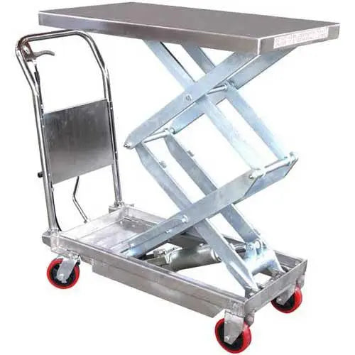 Ballymore Max Mini Mobile Foot Pump Lift Table Stainless Steel 770 Capacity Ballymore
