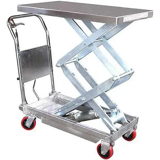 Ballymore Max Mini Mobile Foot Pump Lift Table Stainless Steel 770 Capacity Ballymore