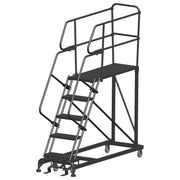 ballymore single entry work platforms calosha 5 step 33 in wide base 48 in deep platform serrated tread
