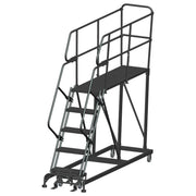 ballymore single entry work platforms calosha 5 step 33 in wide base 72 in deep platform serrated tread
