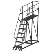 ballymore single entry work platforms calosha 7 step 33 in wide base 72 in deep platform serrated tread