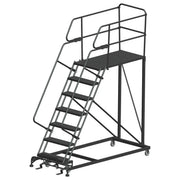 ballymore single entry work platforms calosha 7 step 38 in wide base 48 in deep platform serrated tread