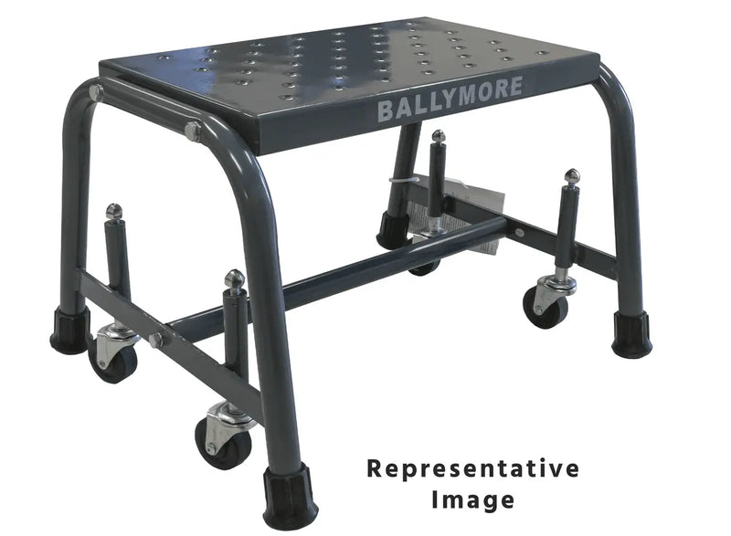 Ballymore Spring Loaded Caster Ladder — Grip-Strut Ballymore