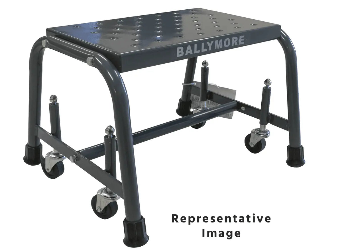 Ballymore Spring Loaded Caster Ladder — Grip-Strut - Vovlift