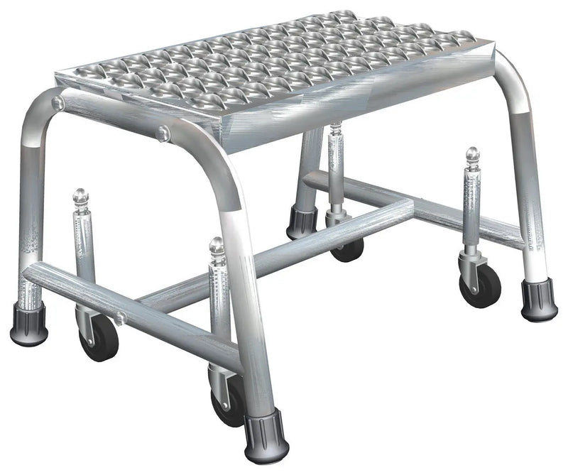 Ballymore Stainless Steel Stainless Steel Spring Loaded Caster Ladder — Grip-Strut Ballymore