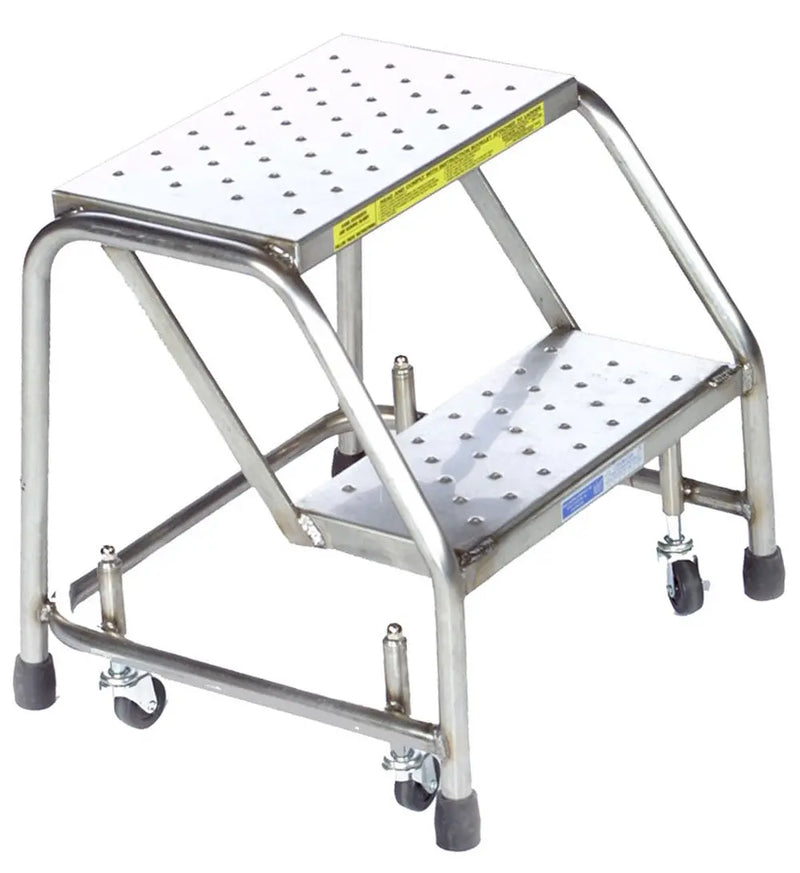 Ballymore Stainless Steel Stainless Steel Spring Loaded Caster Ladder (SS220P) Ballymore