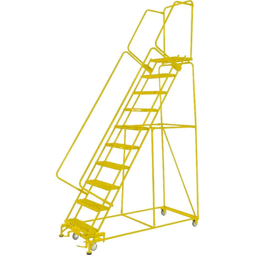Ballymore Steel Rolling Ladder - Safety Yellow Ballymore