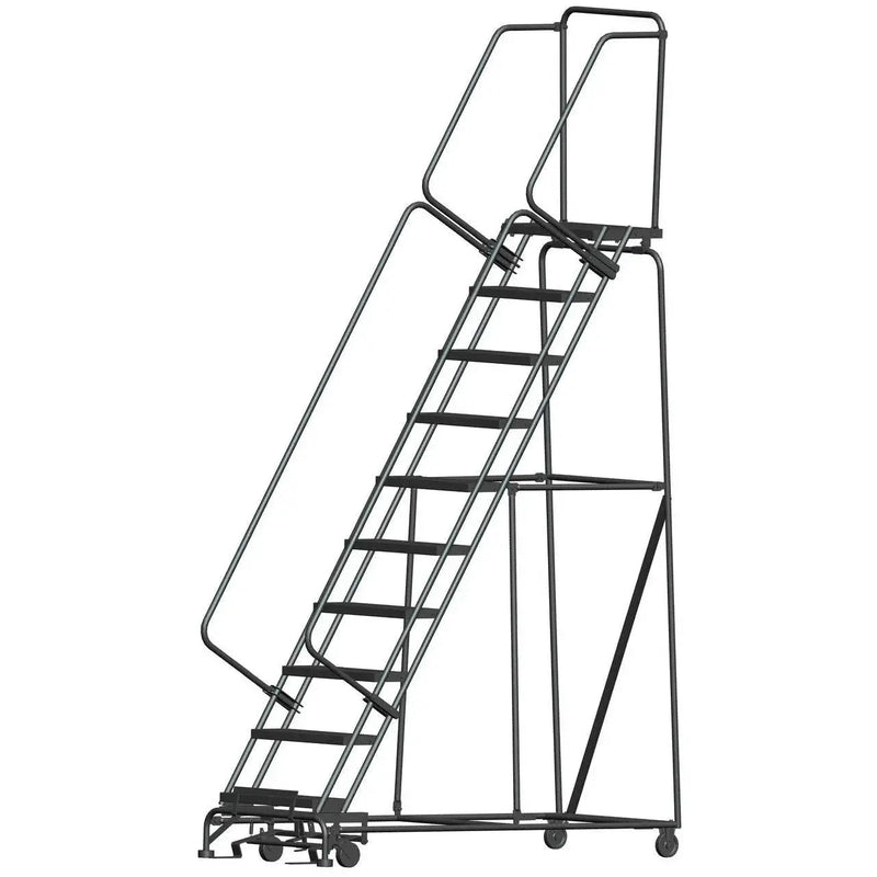 Ballymore Steel Rolling Ladder — Abrasive Mat Ballymore