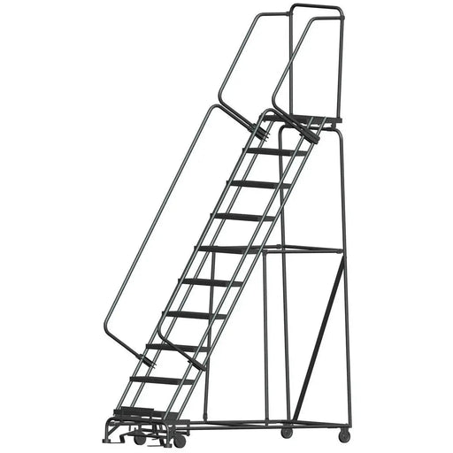 Ballymore Steel Rolling Ladder — Abrasive Mat Ballymore