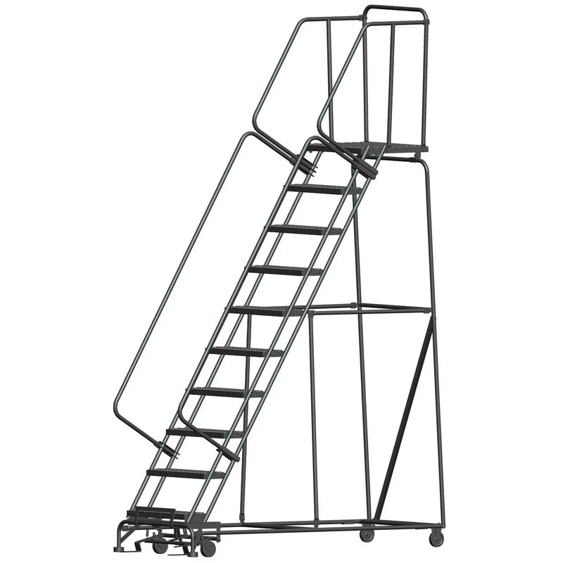 Ballymore Steel Rolling Ladder — Grip-Strut