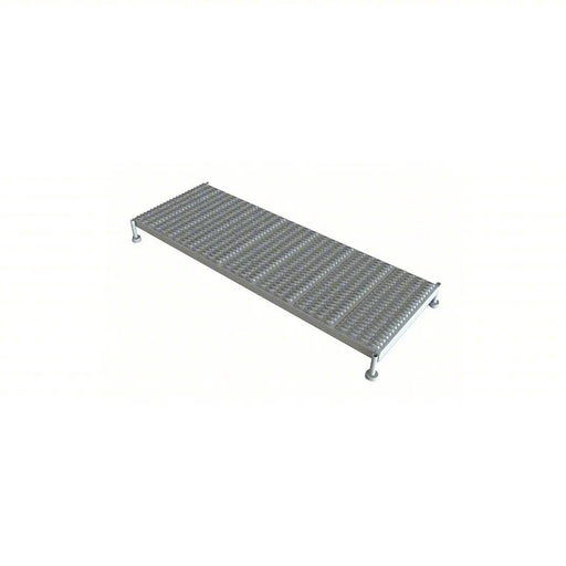 Ballymore Tri-Arc Adjustable Height Work Platform: 1 Steps, 9" To 14", 24" Platform Width, 71" Platform Depth, Gray, Steel Ballymore
