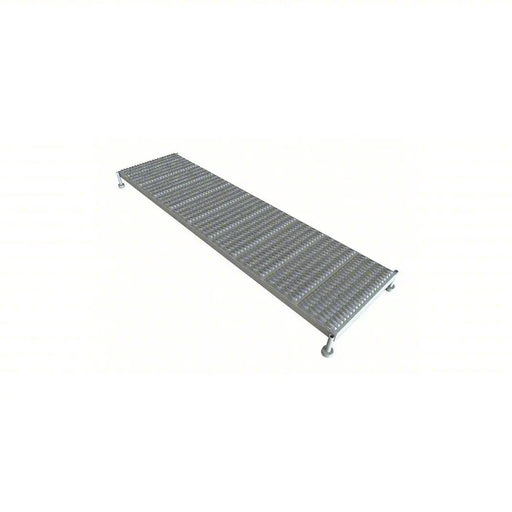 Ballymore Tri-Arc Adjustable Height Work Platform: 1 Steps, 9" To 14", 24" Platform Width, 97" Platform Depth, Gray, Steel Ballymore
