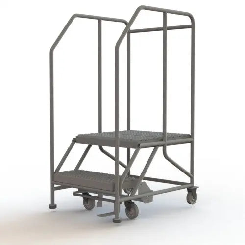 Ballymore Tri-Arc Forward Descent Rolling Work Platform: 2 Steps, 20 In, 24 In Platform Wide, 24 In Platform Deep Ballymore