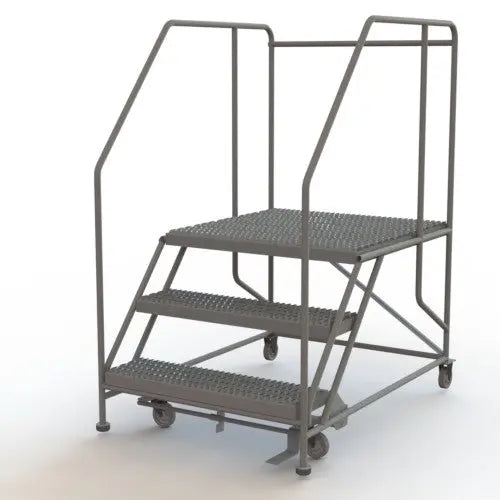Ballymore Tri-Arc Forward Descent Rolling Work Platform: 3 Steps, 30 In, 36 In Platform Wide, 35 In Platform Deep Ballymore