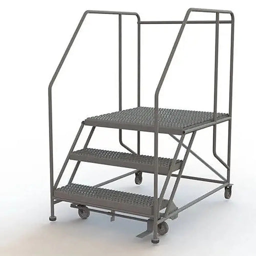 Ballymore Tri-Arc Forward Descent Rolling Work Platform: 3 Steps, 30 In, 36 In Platform Wide, 35 In Platform Deep Ballymore