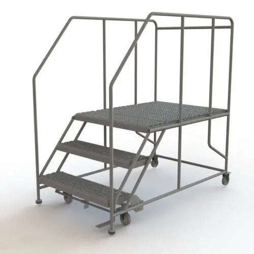 Ballymore Tri-Arc Forward Descent Rolling Work Platform: 3 Steps, 30 In, 36 In Platform Wide, 47 In Platform Deep Ballymore