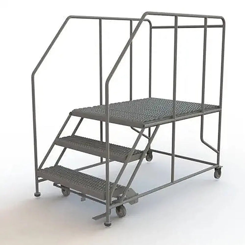 Ballymore Tri-Arc Forward Descent Rolling Work Platform: 3 Steps, 30 In, 36 In Platform Wide, 47 In Platform Deep Ballymore