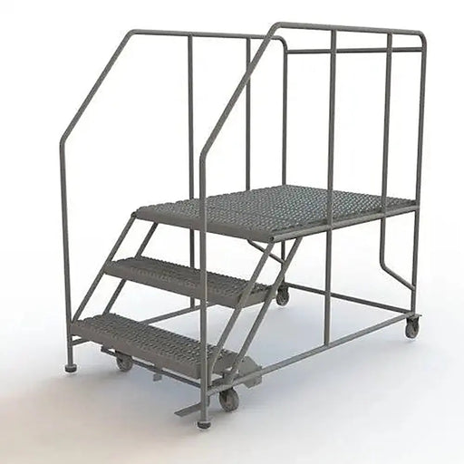 Ballymore Tri-Arc Forward Descent Rolling Work Platform: 3 Steps, 30 In, 36 In Platform Wide, 47 In Platform Deep Ballymore
