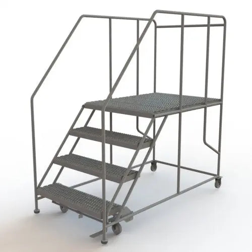 Ballymore Tri-Arc Forward Descent Rolling Work Platform: 4 Steps, 40 In, 36 In Platform Wide, 47 In Platform Deep Ballymore