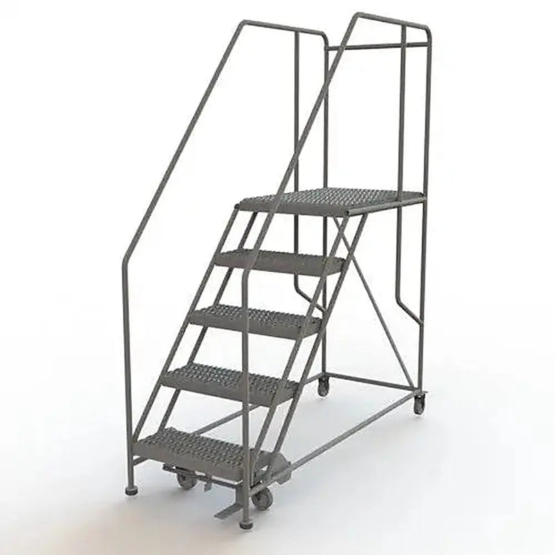 Ballymore Tri-Arc Forward Descent Rolling Work Platform: 5 Steps, 50 In, 24 In Platform Wide, 35 In Platform Deep Ballymore