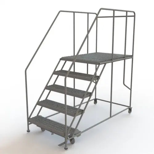 Ballymore Tri-Arc Forward Descent Rolling Work Platform: 5 Steps, 50 In, 36 In Platform Wide, 47 In Platform Deep Ballymore