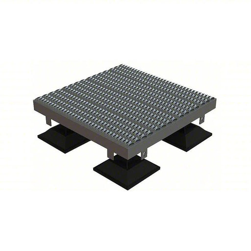 Ballymore Tri-Arc Platform Unit: 11 in to 14 in Overall Height, Serrated, 36 in Platform Lg, 36 in Platform Wide Ballymore