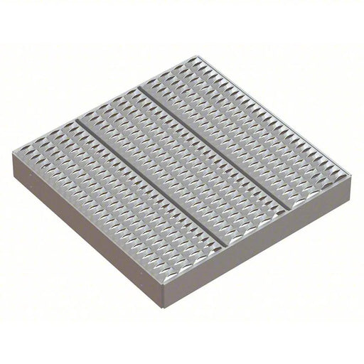 Ballymore Tri-Arc Platform Unit: Serrated, 4 In Overall Height, 30 In Platform Lg, 30 In Platform Wide, Aluminum Ballymore