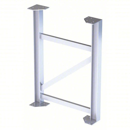 Ballymore Tri-Arc Support Leg: 45 In Overall Height, 30 In Overall Wide, Aluminum, 500 Lb Load Capacity Ballymore