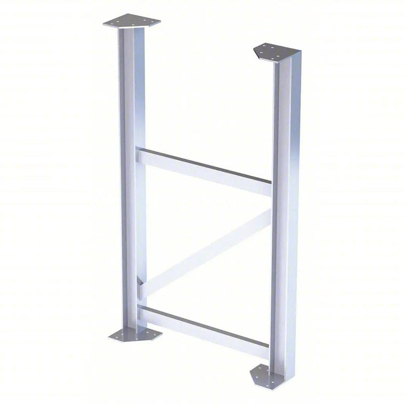 Ballymore Tri-Arc Support Leg: 54 In Overall Height, 30 In Overall Wide, Aluminum, 500 Lb Load Capacity Ballymore