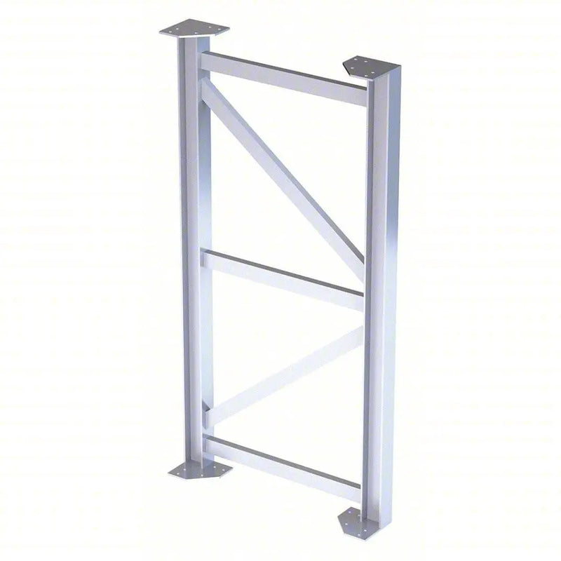 Ballymore Tri-Arc Support Leg: 63 In Overall Height, 30 In Overall Wide, Aluminum, 500 Lb Load Capacity Ballymore