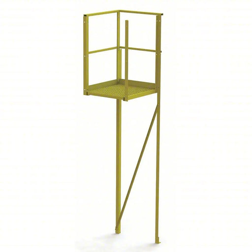 Ballymore Tri-Arc U-Design Turn Platform: 1,000 Lb Load Capacity, Steel, Perforated, 112 In Overall Height Ballymore
