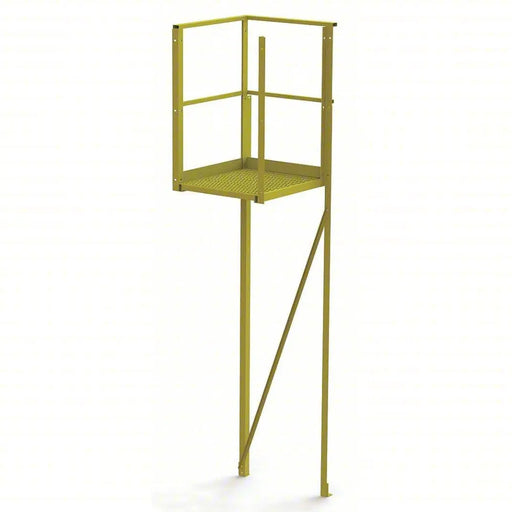 Ballymore Tri-Arc U-Design Turn Platform: 1,000 Lb Load Capacity, Steel, Perforated, 122 In Overall Height Ballymore