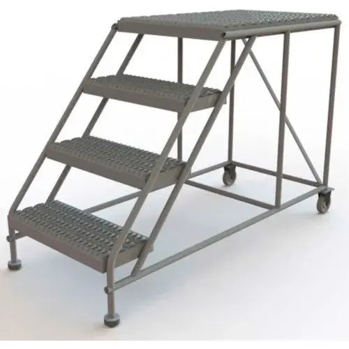 Ballymore WL 2 Step Steel Work Platform 24 X 36 Grip Rails Ballymore
