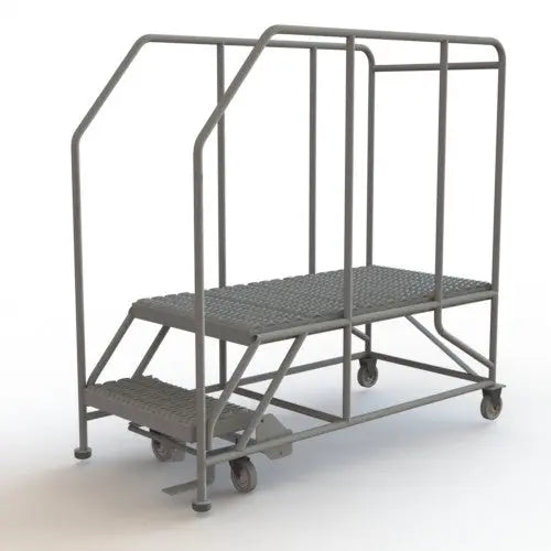 Ballymore WL 2 Step Steel Work Platform 24 X 48 Grip Rails Ballymore