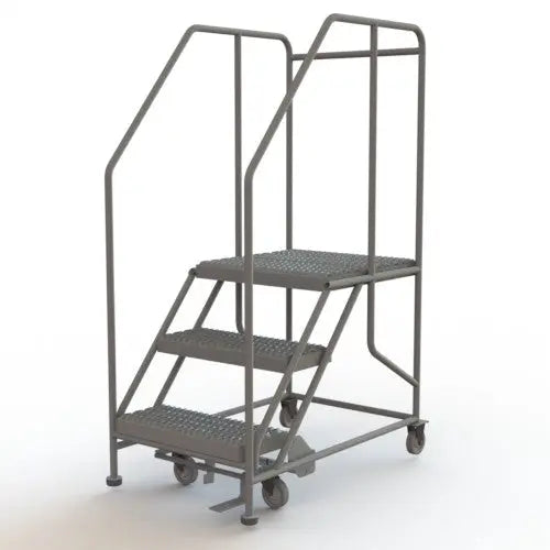 Ballymore WL 3 Step Steel Work Platform 24 X 24 Grip Rails Ballymore