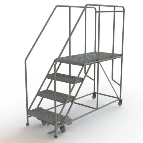 Ballymore WL 4 Step Steel Work Platform 24 X 48 Grip Rails Ballymore