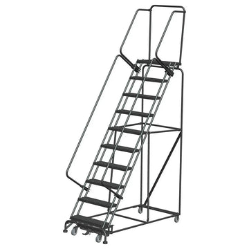 Ballymore Weight-Actuated Steel Rolling Ladder — Perforated