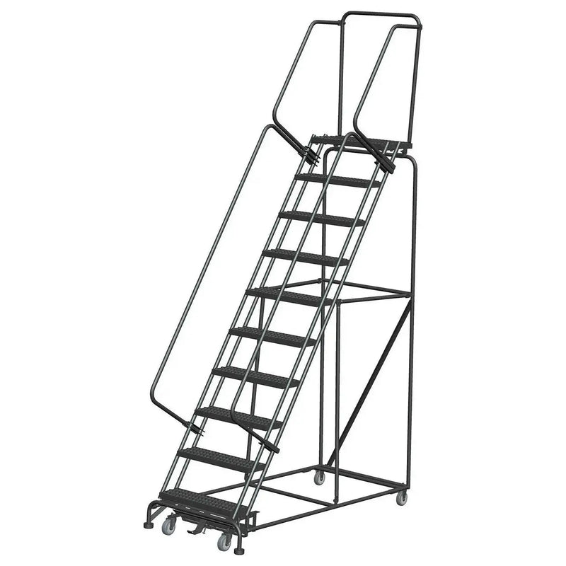 Ballymore Weight-Actuated Steel Rolling Ladder — Perforated Ballymore