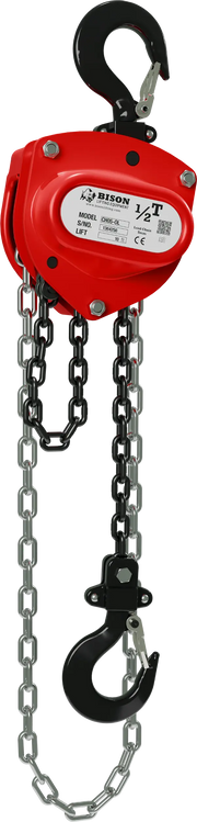 Bison Lifting 1/2 Ton Chain Hoist with Overload Protection Bison Lifting