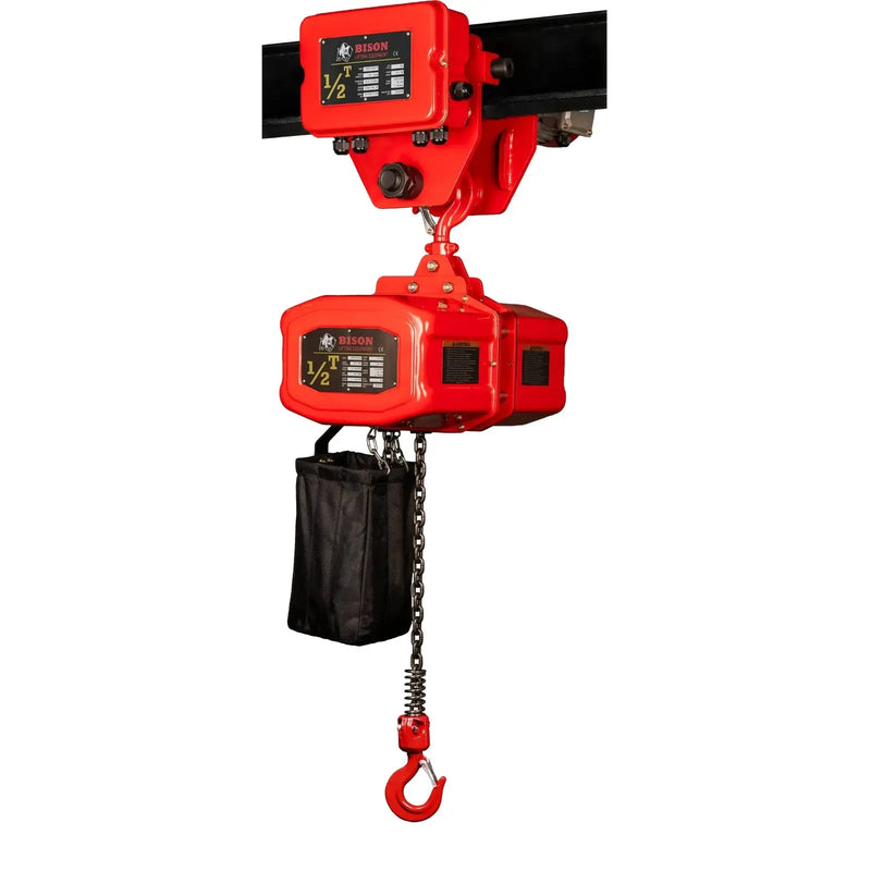 Bison Lifting 1/2 Ton Hoist + Trolley Bison Lifting