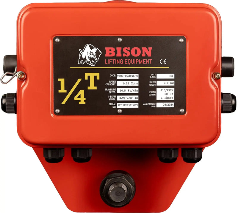 Bison Lifting 1/4 Ton Motorized Trolley Bison Lifting