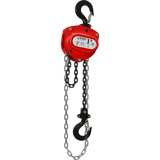 Bison Lifting 1 Ton Chain Hoist with Overload Protection Bison Lifting