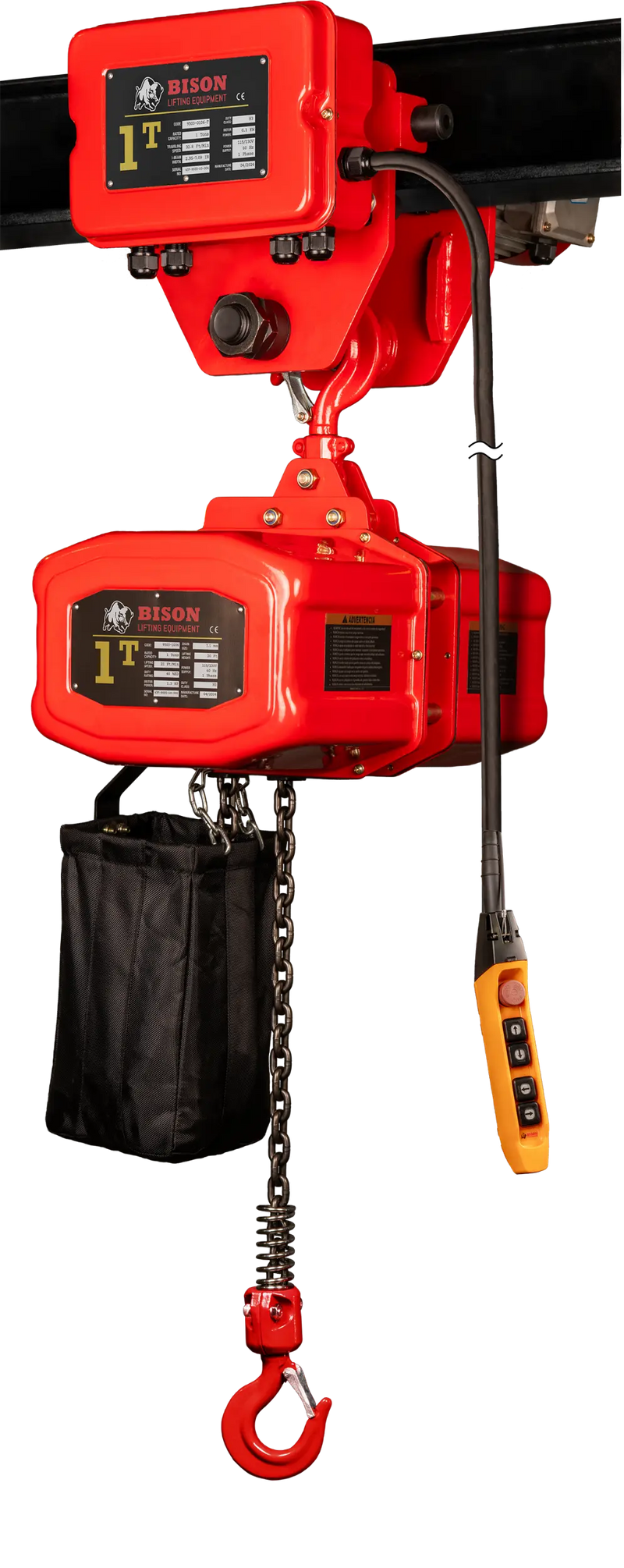Bison Lifting 1 Ton Hoist + Trolley Bison Lifting
