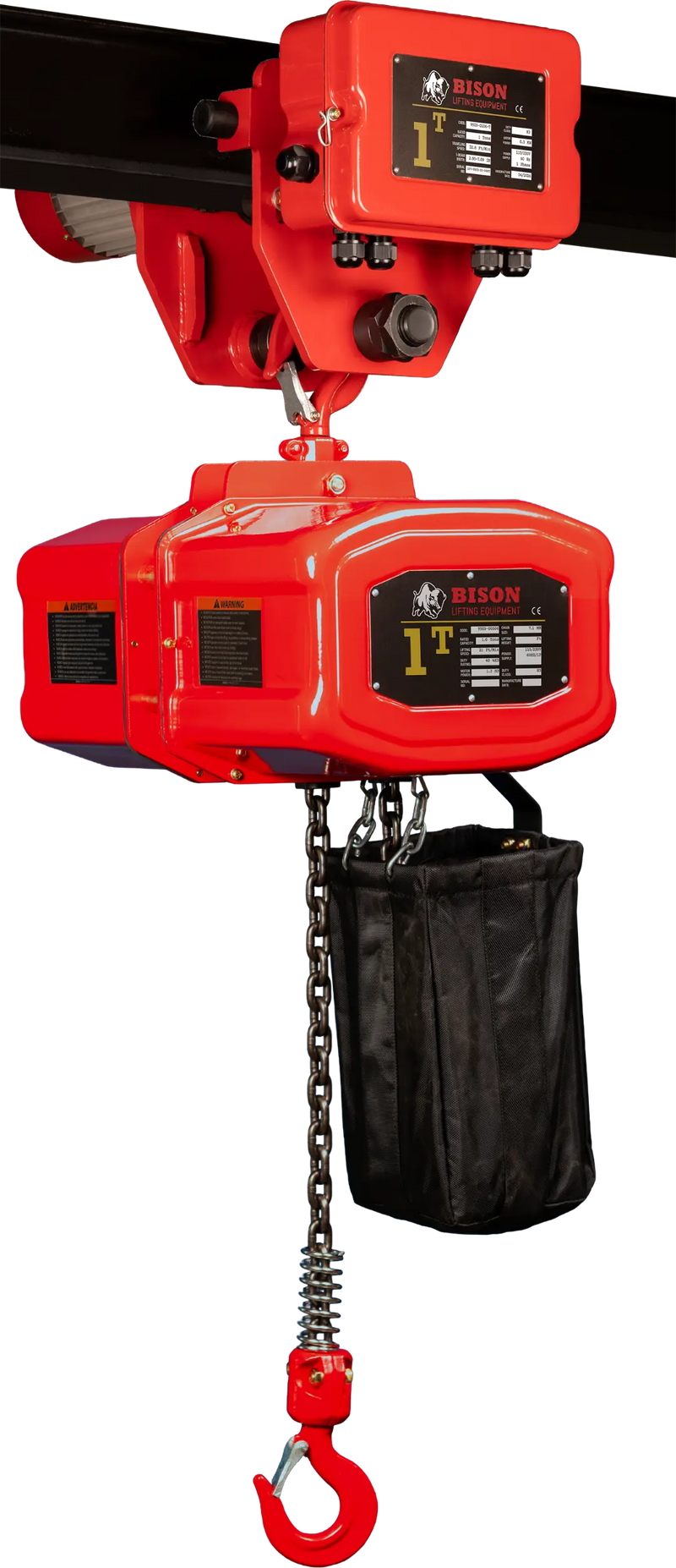 Bison Lifting 1 Ton Hoist + Trolley Bison Lifting
