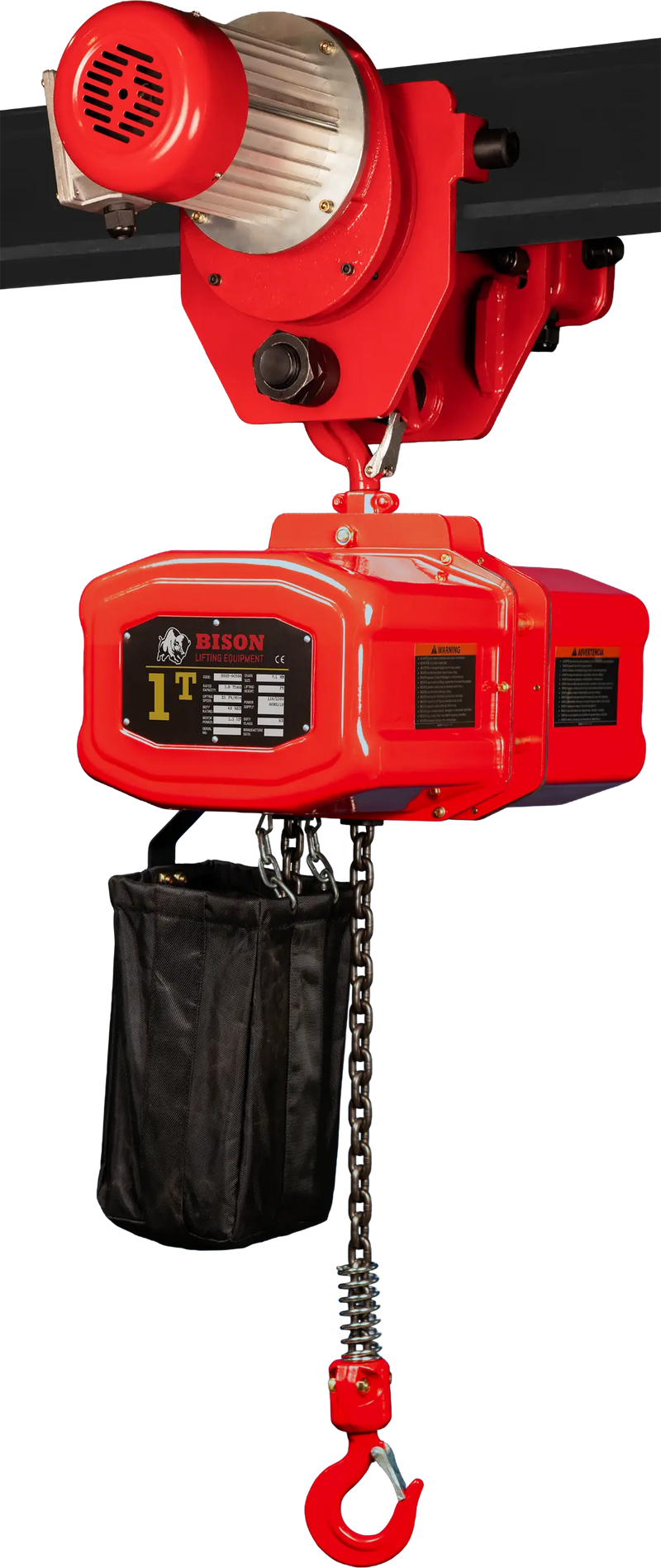 Bison Lifting 1 Ton Hoist + Trolley Bison Lifting
