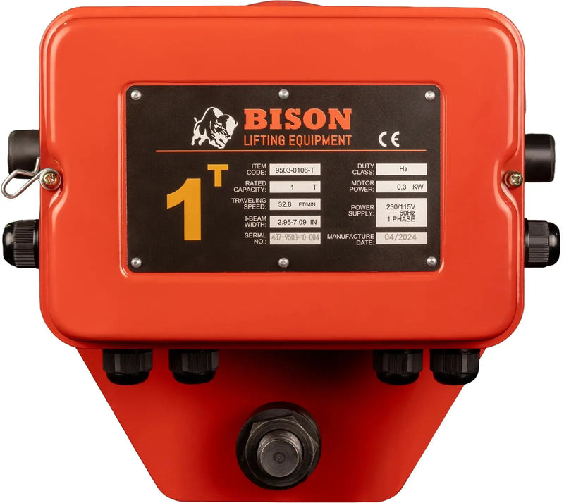 Bison Lifting 1 Ton Motorized Trolley Bison Lifting