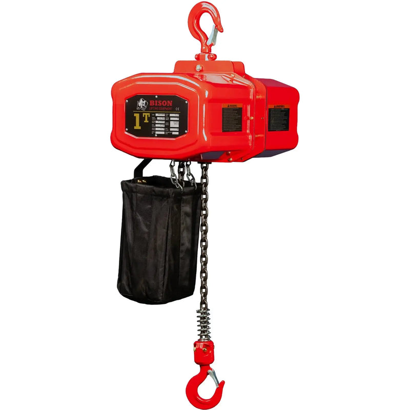 Bison Lifting 1 Ton Single Phase Hoist Bison Lifting